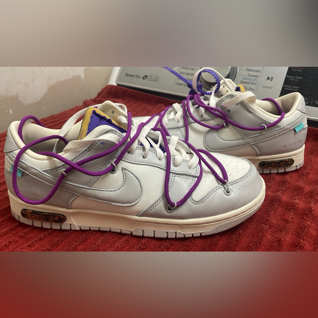 Size 9.5 - Nike Off-White X Dunk Low Lot 28 Of 50